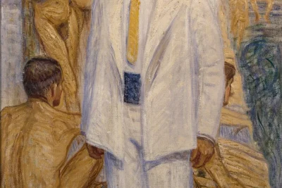 Autorretrato en la piscina