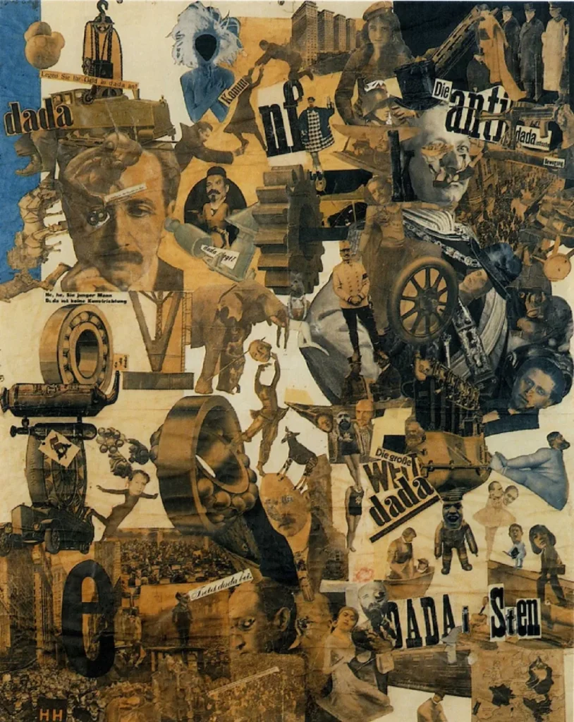 Hannah Höch: Corte en Weimar - Collage Político