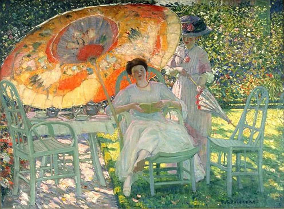 La sombrilla de jardín