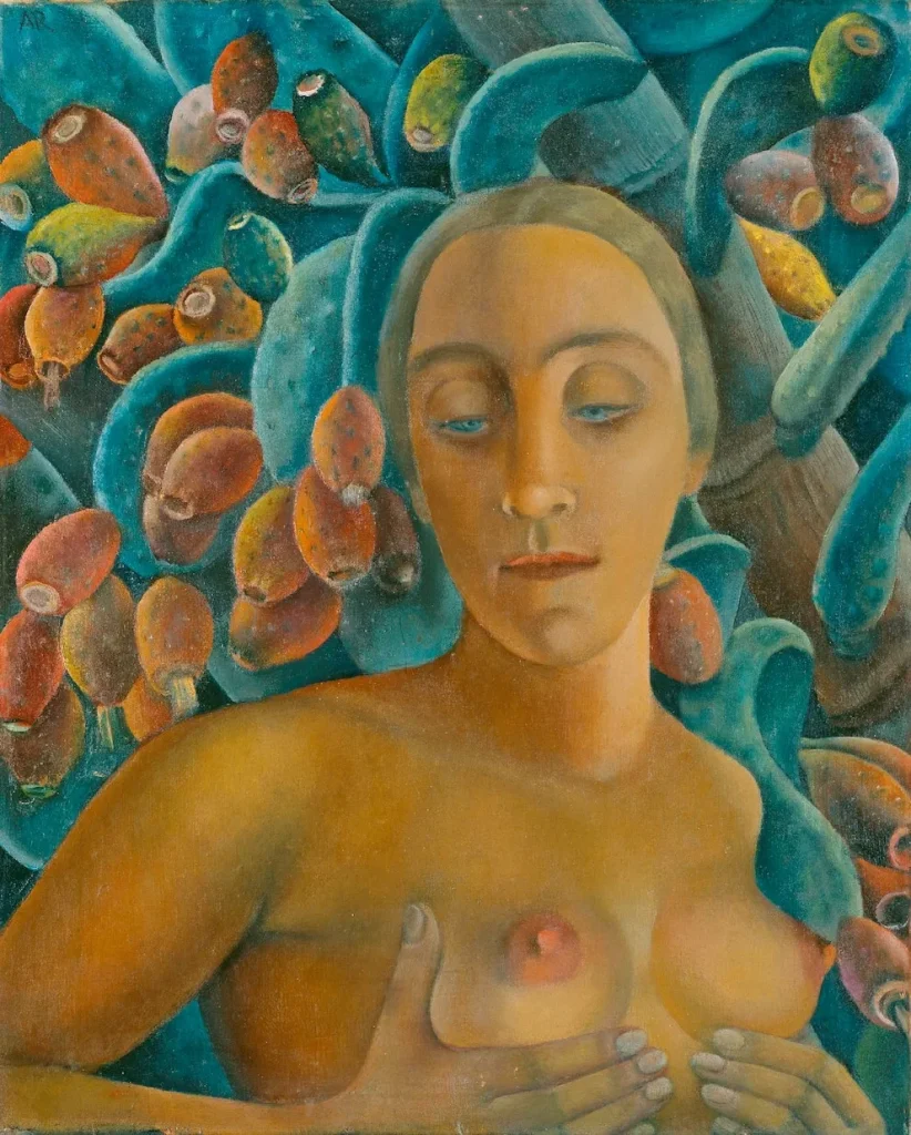 Medio desnudo frente a una tuna - Anita Rée