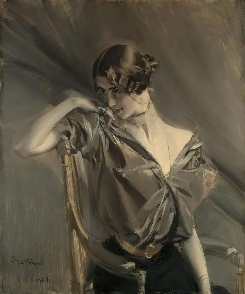 Retrato de Cléo de Mérode