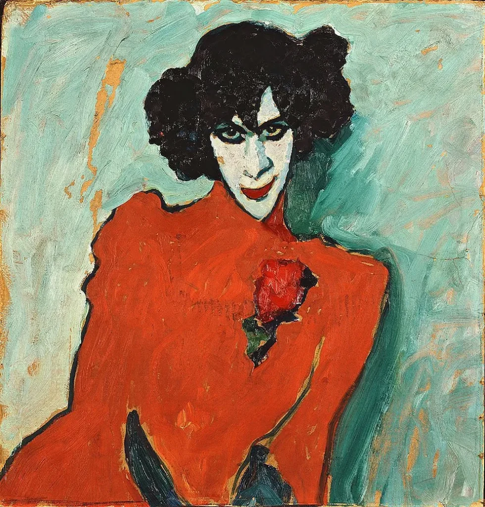 Retrato del bailarín Sakharoff - Jawlensky
